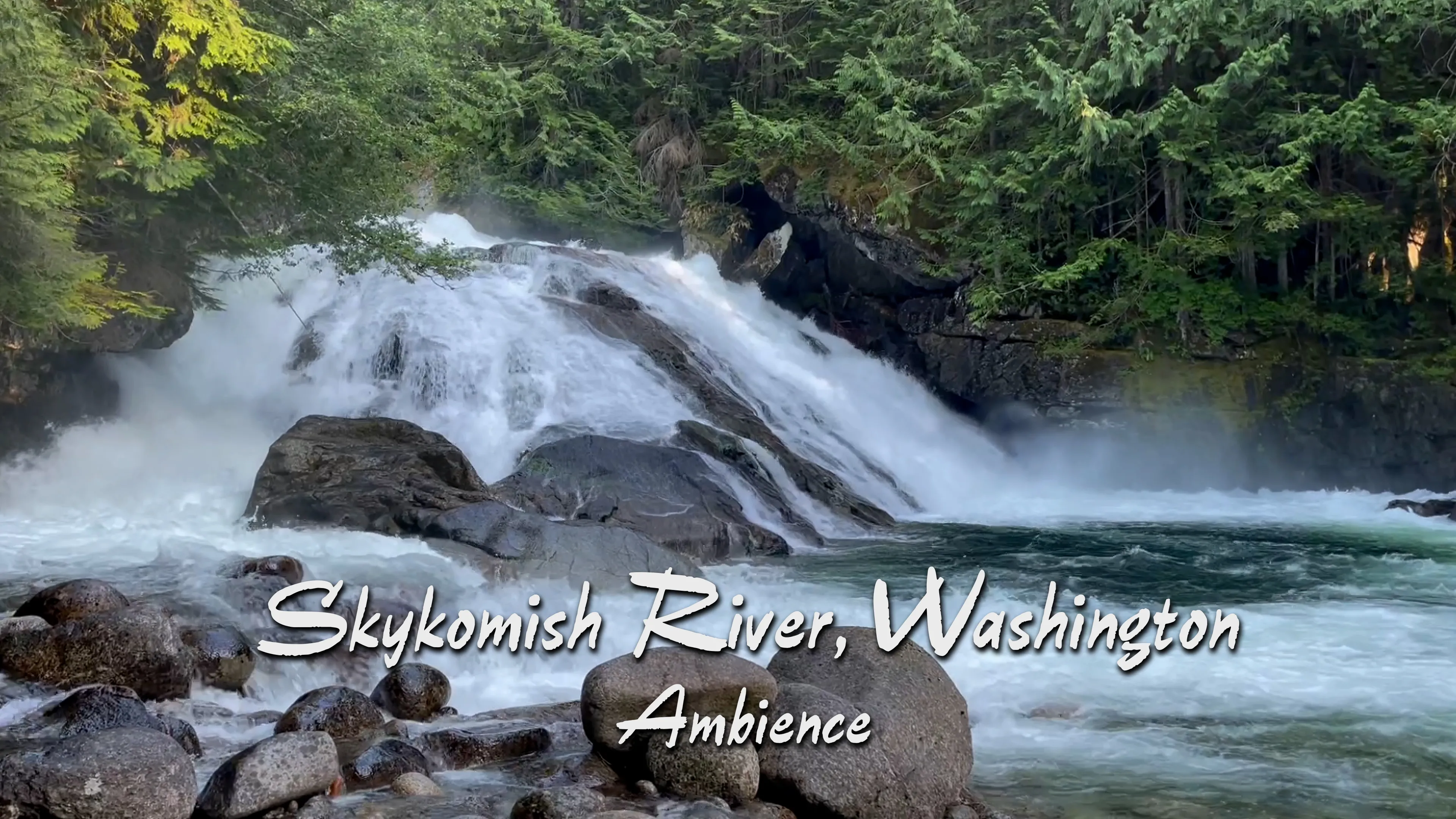 Skykomish River Ambience poster